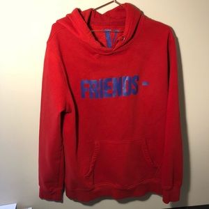 Red VLONE hoodie